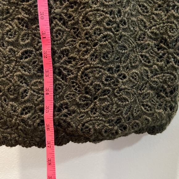 Prada Gorgeous Vintage Woven Green Wool Dress, Size 38 (0-2) Made in Italy - Picture 7 of 7